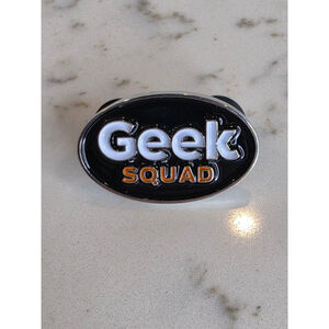 Geek Squad Black and White Tie Tack Pin